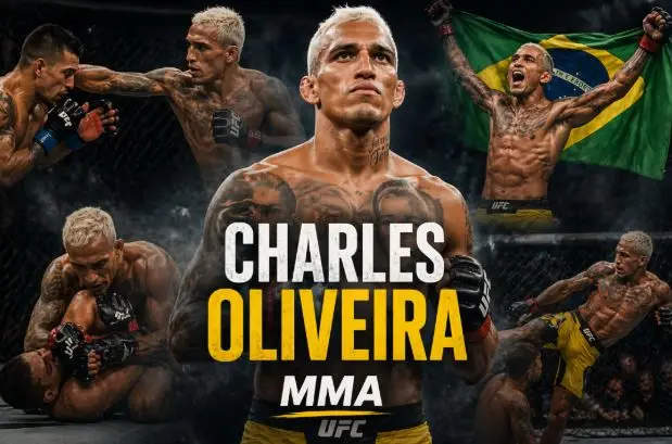 Caminho de Charles Oliveira no MMA profissional